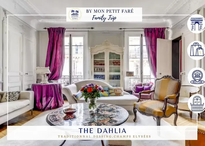 Le Dahlia - Charme Parisien - Champs-Elysees